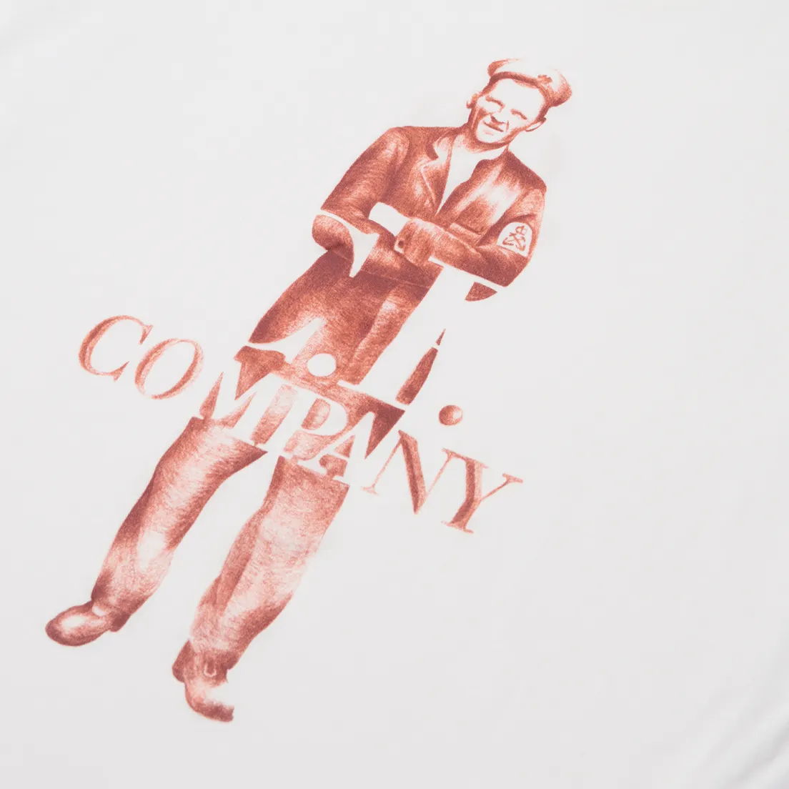 C.P. Company Мужская футболка 30/1 Jersey Printed Logo