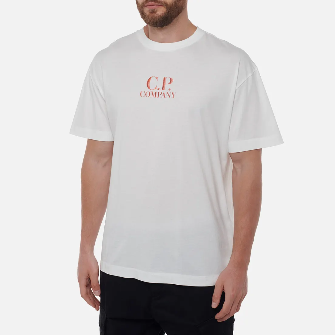 C.P. Company Мужская футболка 30/1 Jersey Printed Logo