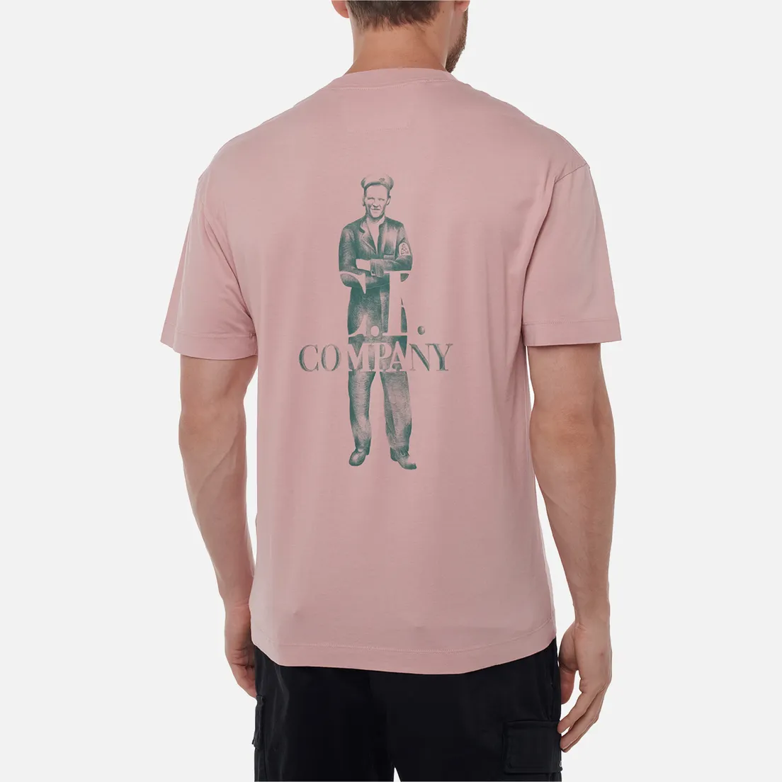C.P. Company Мужская футболка 30/1 Jersey Printed Logo