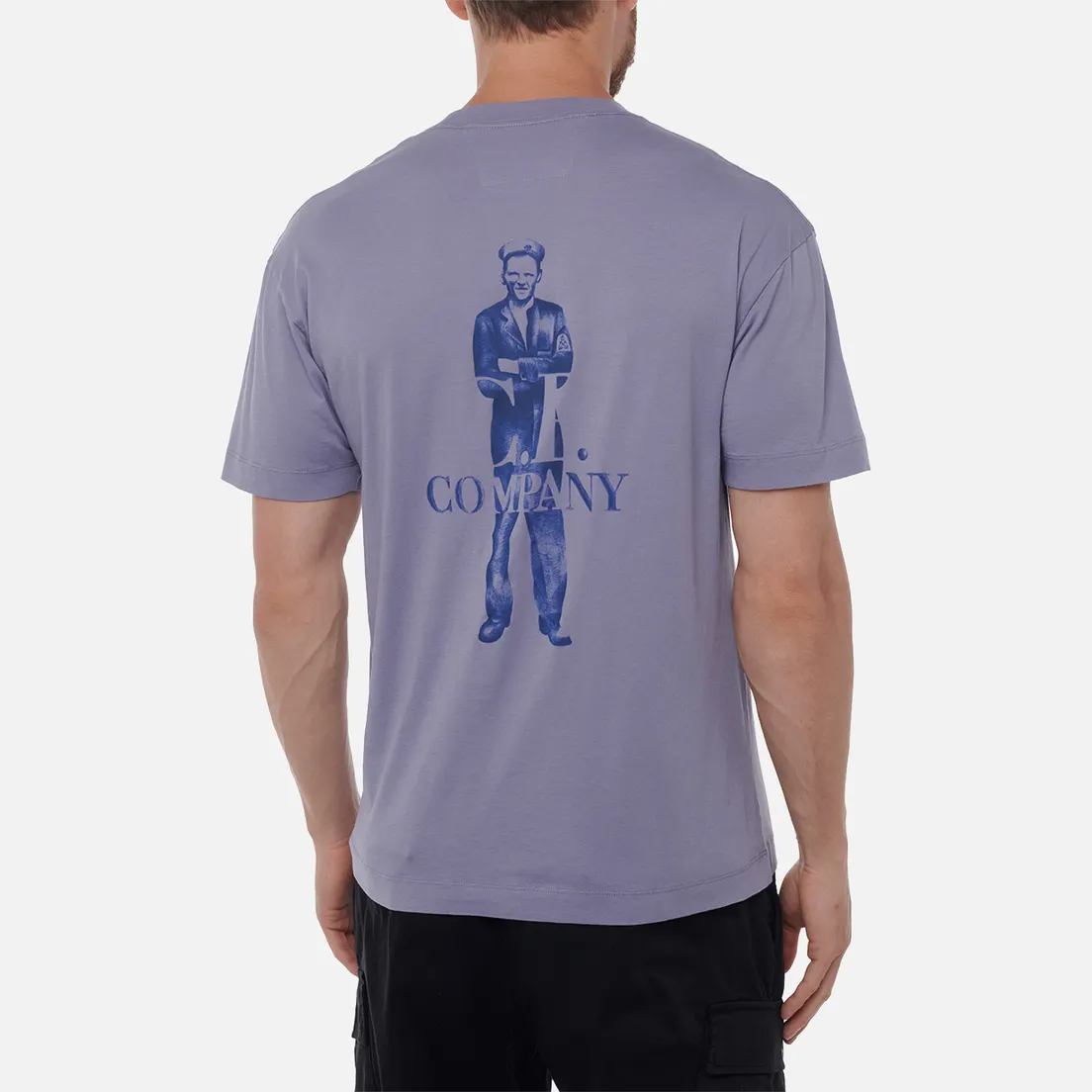 C.P. Company Мужская футболка 30/1 Jersey Printed Logo