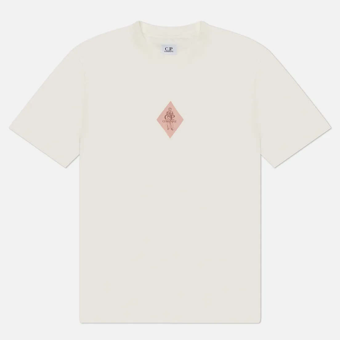 C.P. Company Мужская футболка 30/1 Jersey Front & Back Logo