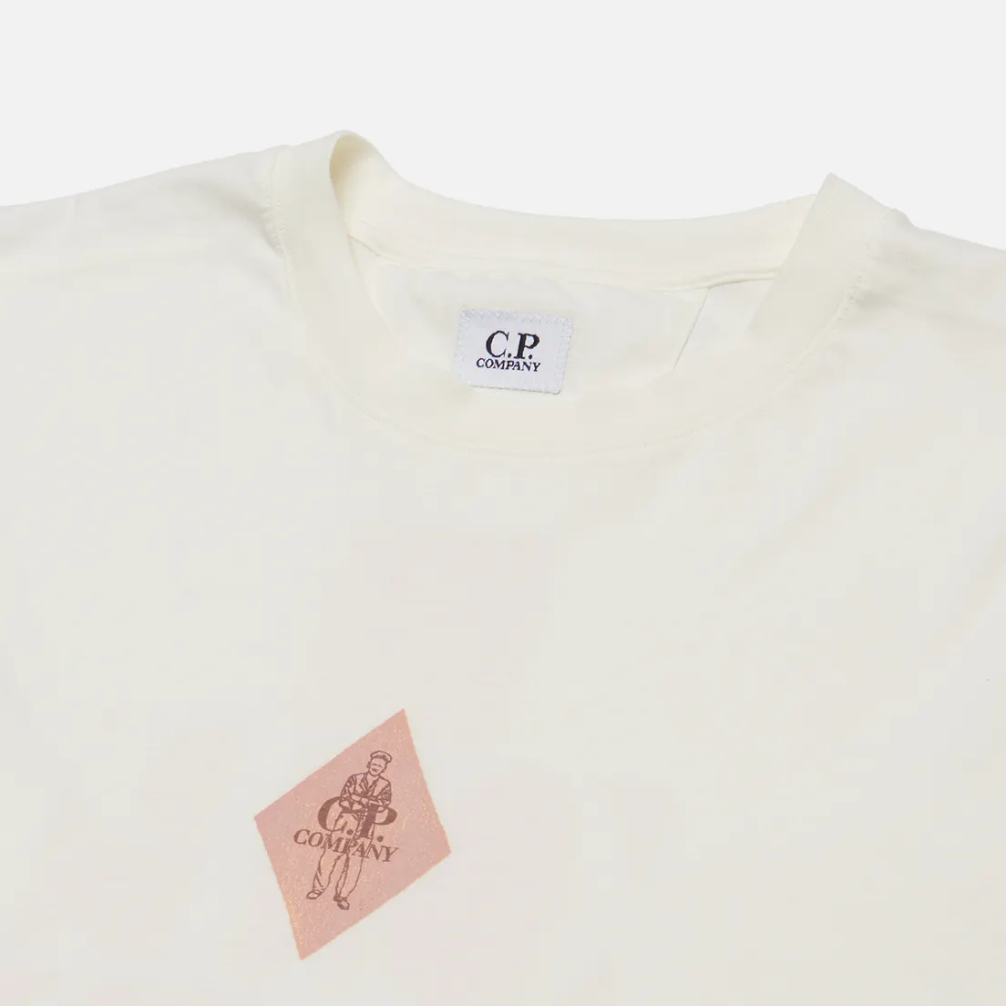 C.P. Company Мужская футболка 30/1 Jersey Front & Back Logo