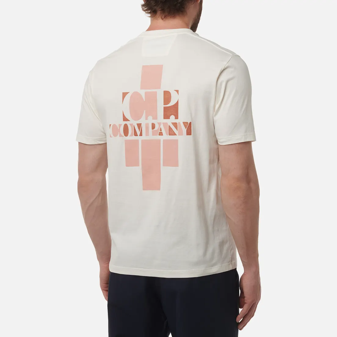 C.P. Company Мужская футболка 30/1 Jersey Front & Back Logo