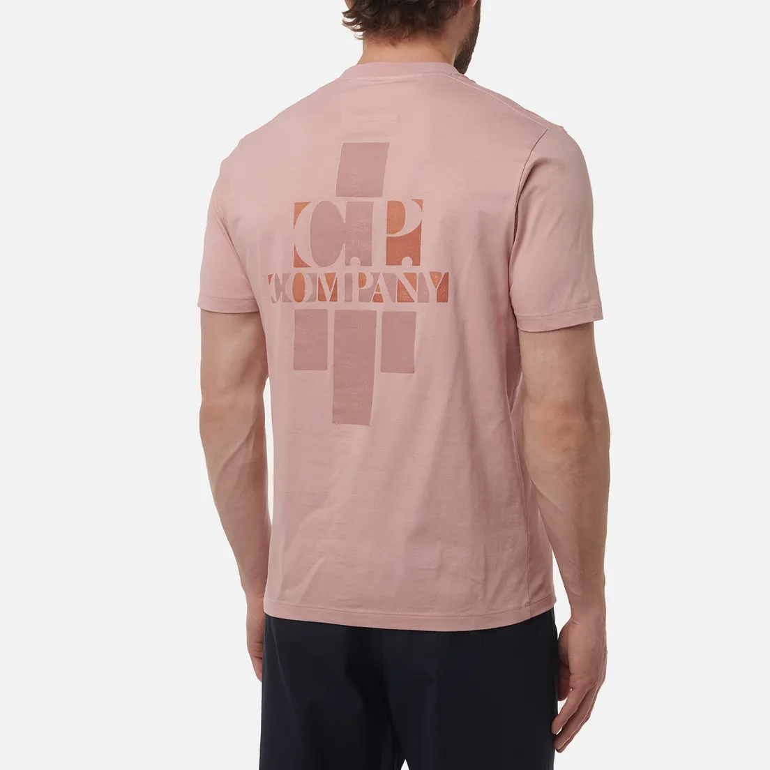 C.P. Company Мужская футболка 30/1 Jersey Front & Back Logo