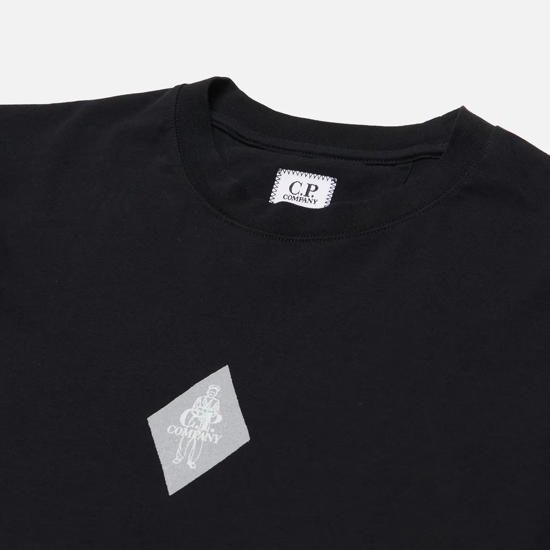 C.P. Company Мужская футболка 30/1 Jersey Front & Back Logo