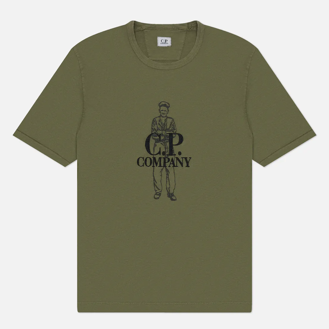 C.P. Company Мужская футболка 1020 Jersey Logo