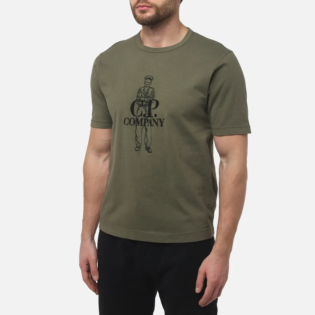 C.P. Company Мужская футболка 1020 Jersey Logo