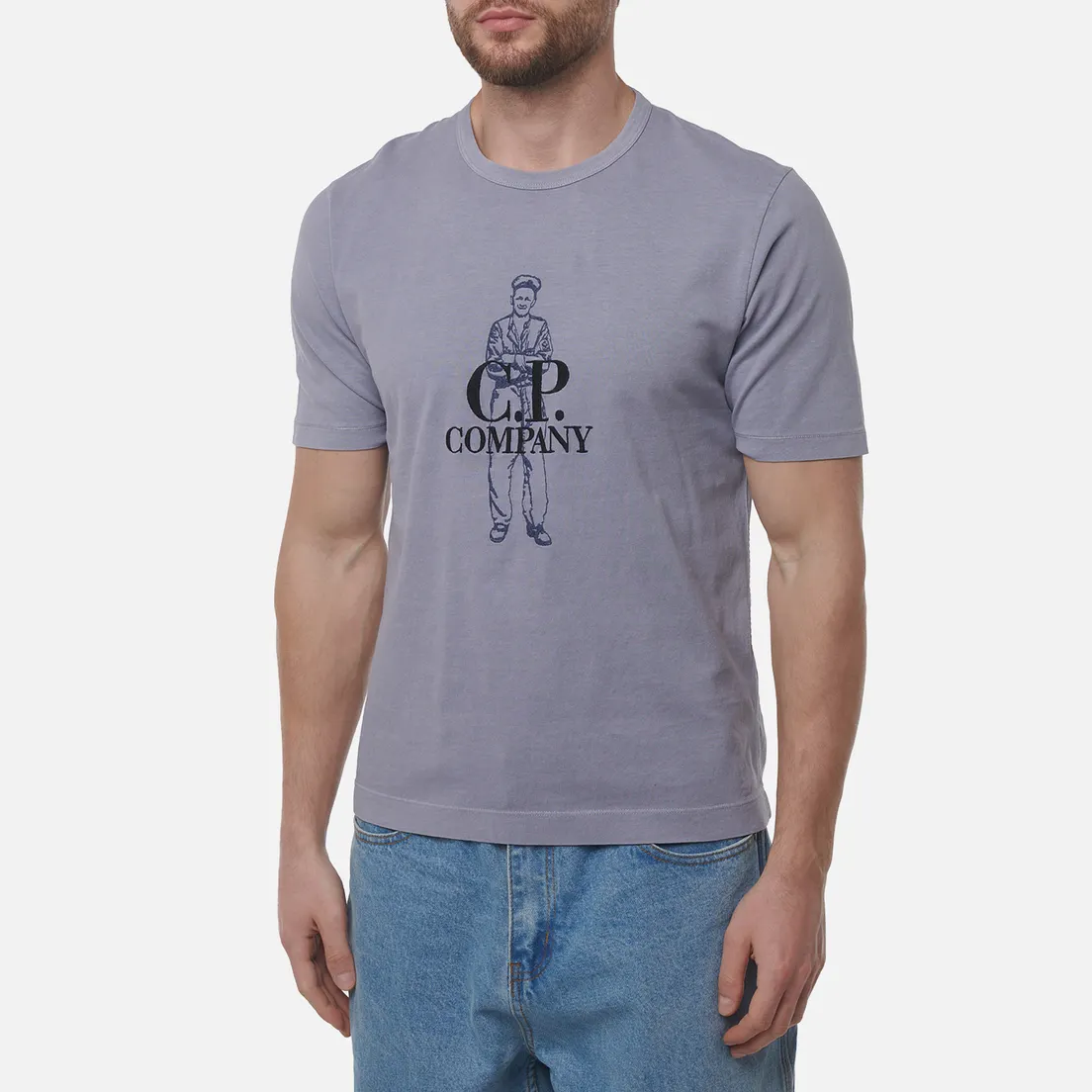 C.P. Company Мужская футболка 1020 Jersey Logo