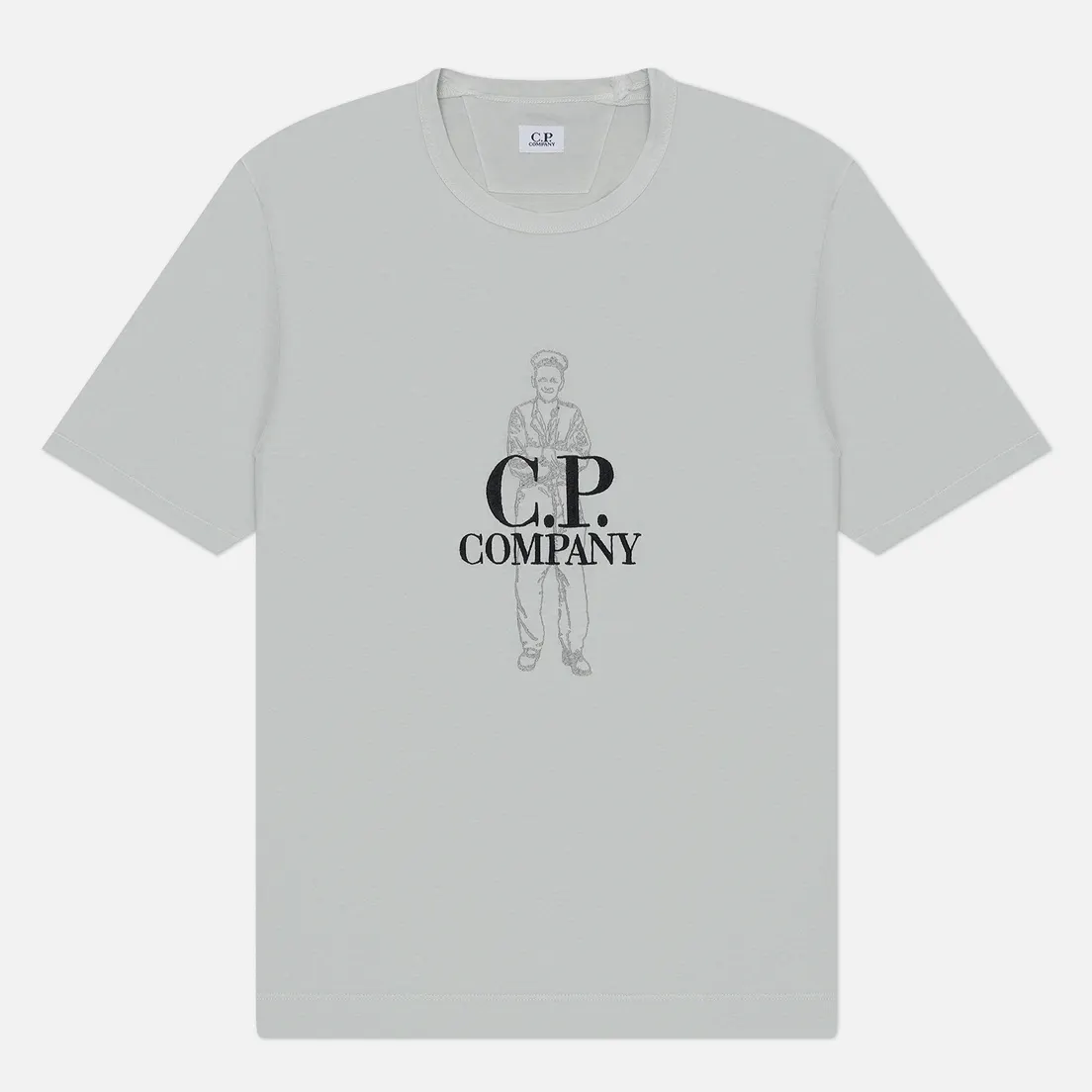 C.P. Company Мужская футболка 1020 Jersey Logo