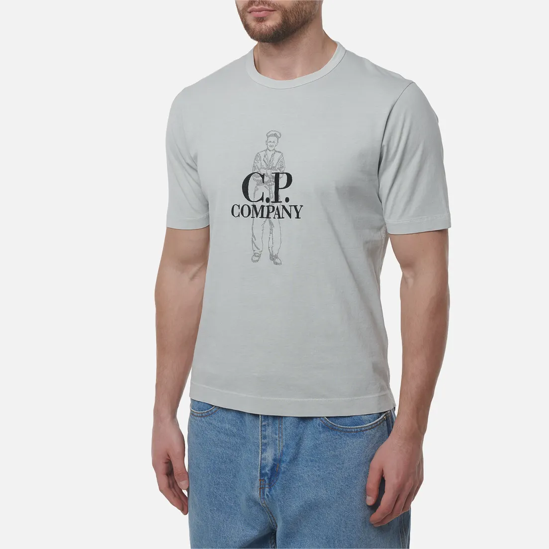 C.P. Company Мужская футболка 1020 Jersey Logo