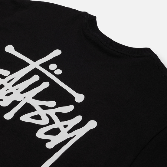 Мужская футболка Stussy Basic Black/White