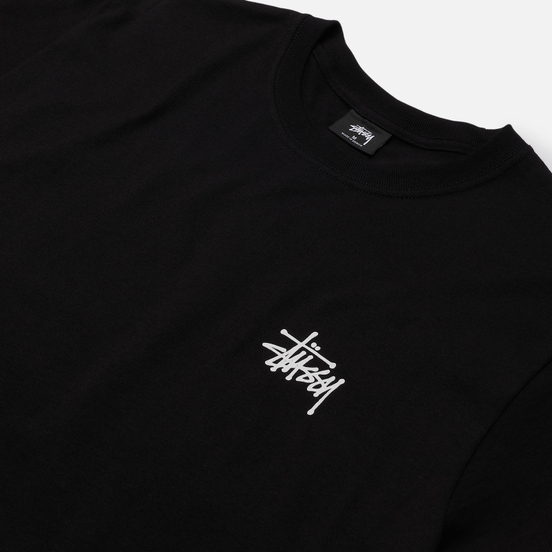 Мужская футболка Stussy Basic Black/White