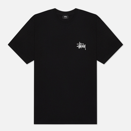 Мужская футболка Stussy Basic Black/White
