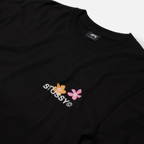 Мужская футболка Stussy City Flowers Black
