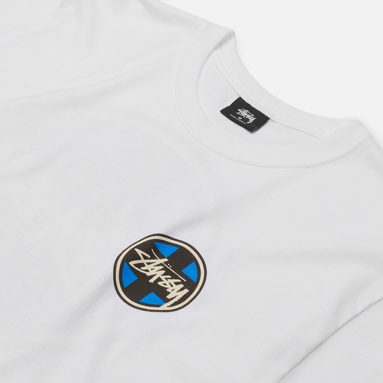 Мужская футболка Stussy Cross Dot White