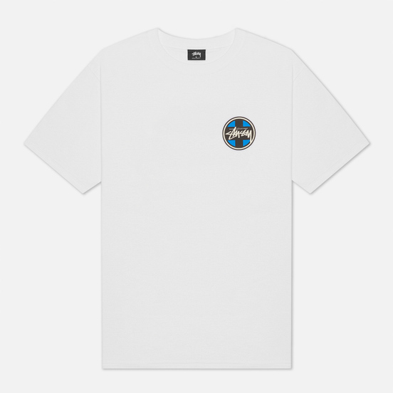 Мужская футболка Stussy Cross Dot White