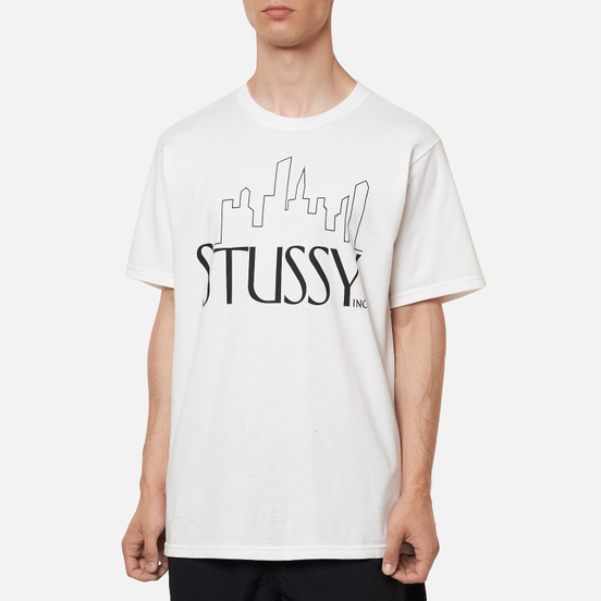 Мужская футболка Stussy Skyline White