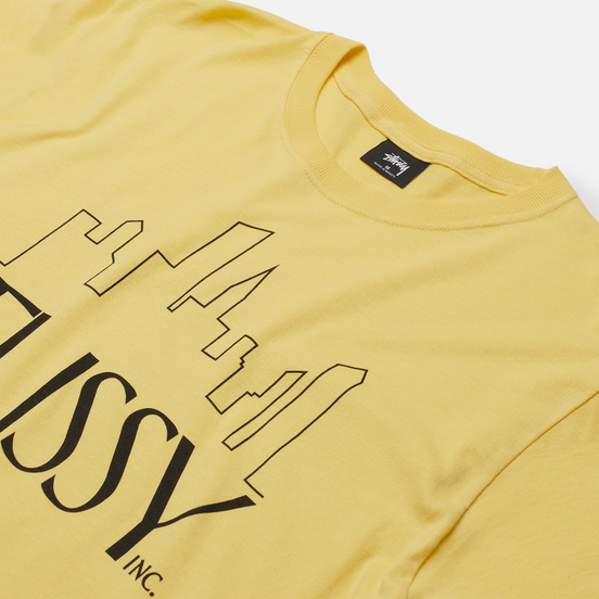 Мужская футболка Stussy Skyline Yellow