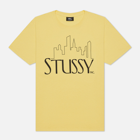 Мужская футболка Stussy Skyline Yellow