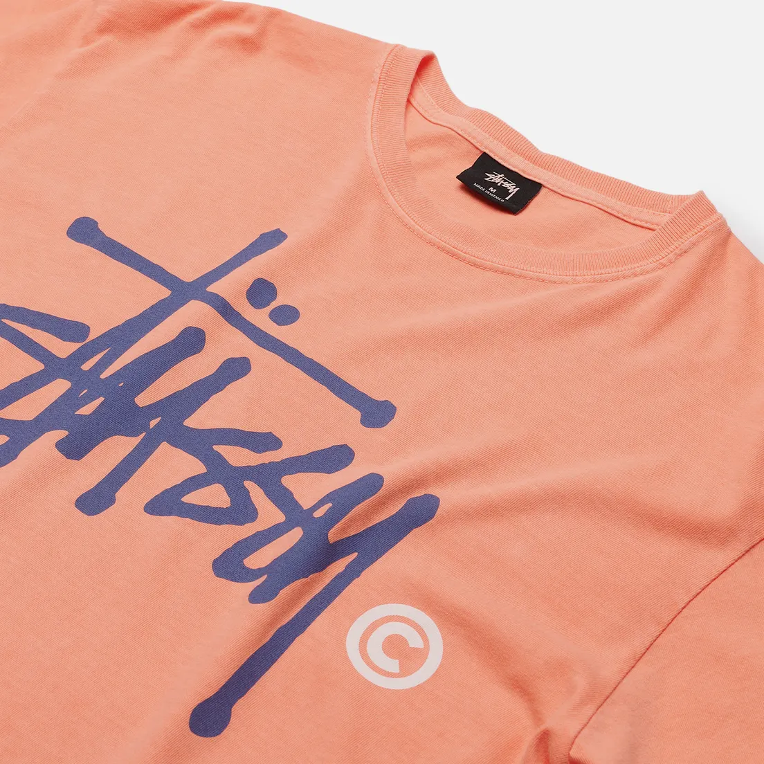 Stussy Мужская футболка Basic Logo Pigment Dyed