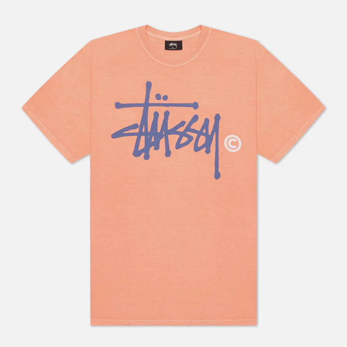 Stussy Мужская футболка Basic Logo Pigment Dyed