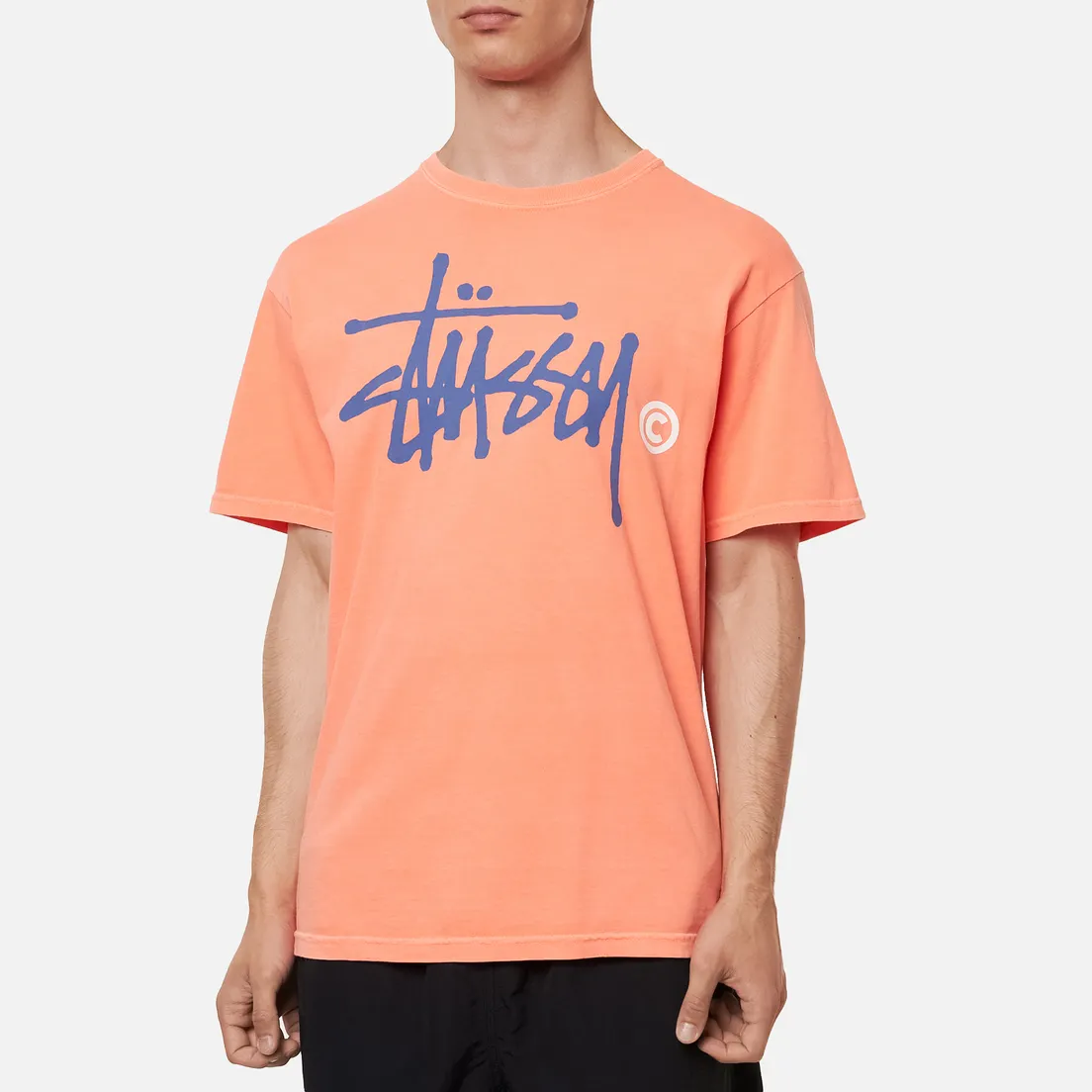 Stussy Мужская футболка Basic Logo Pigment Dyed