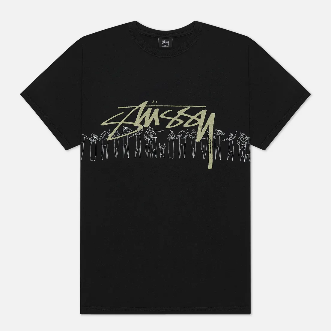 Stussy Мужская футболка People Stripe Pigment Dyed