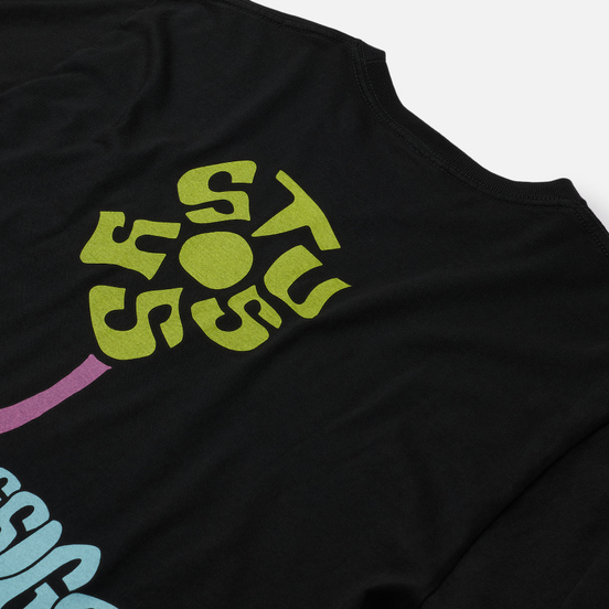 Мужская футболка Stussy Sprout Pigment Dyed Black