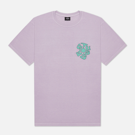 Мужская футболка Stussy Sprout Pigment Dyed Lavender