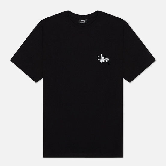 Мужская футболка Stussy Basic Stussy Print Black