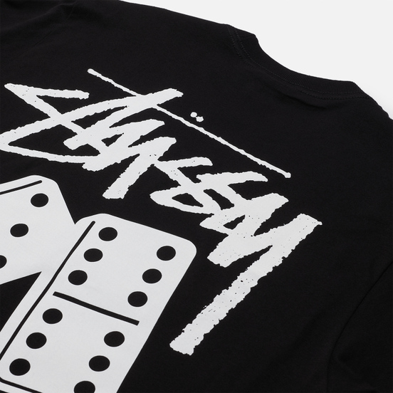 Мужская футболка Stussy Dominoes Black