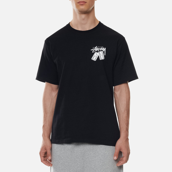 Мужская футболка Stussy Dominoes Black