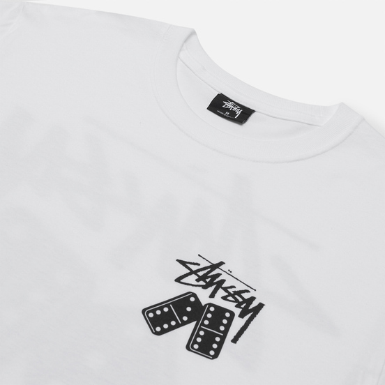 Мужская футболка Stussy Dominoes White