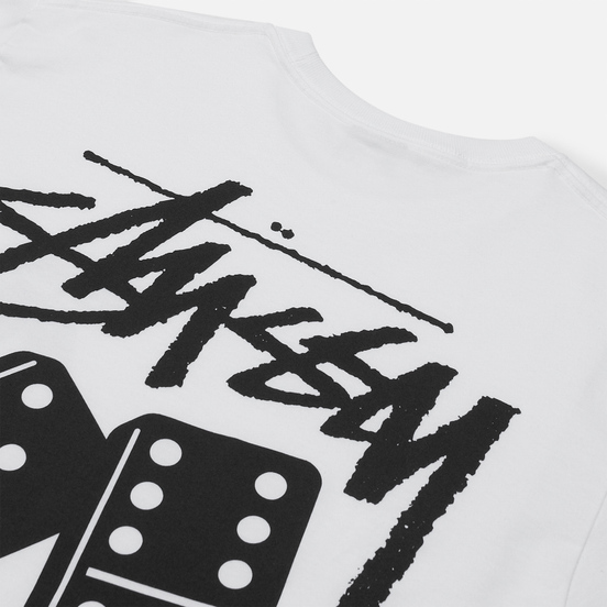 Мужская футболка Stussy Dominoes White