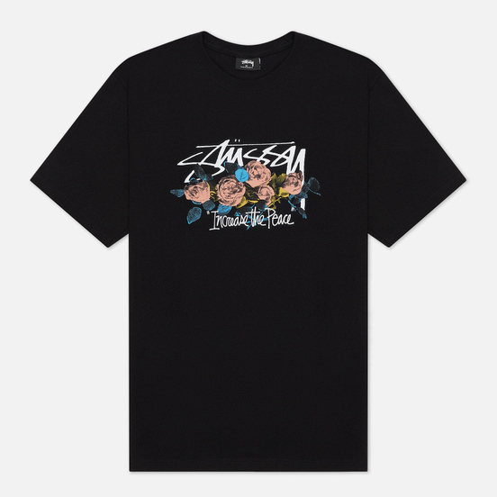 Мужская футболка Stussy ITP Roses Black