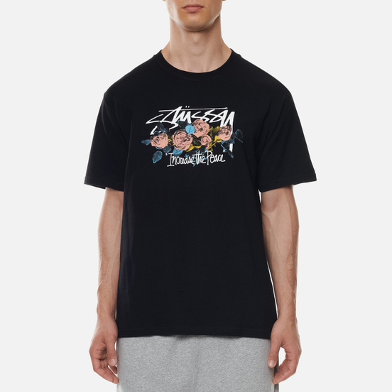 Мужская футболка Stussy ITP Roses Black