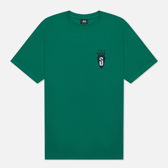 Мужская футболка Stussy S Crest Dark Green