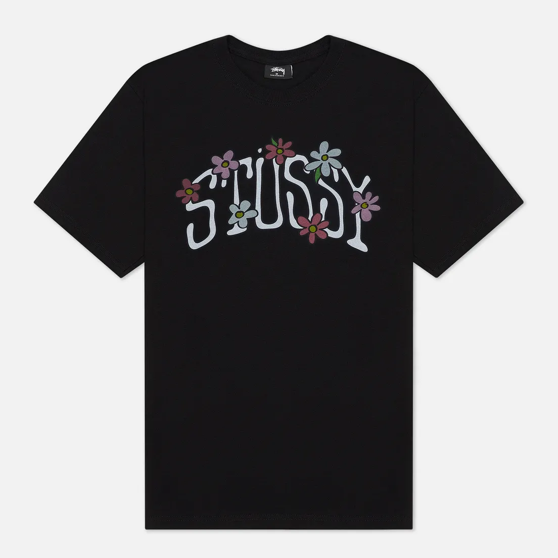 Stussy Мужская футболка Flower Collegiate Pigment Dyed