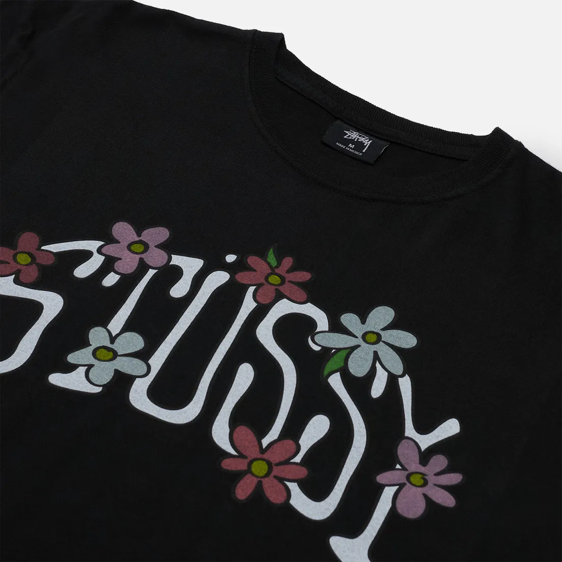 Stussy Мужская футболка Flower Collegiate Pigment Dyed