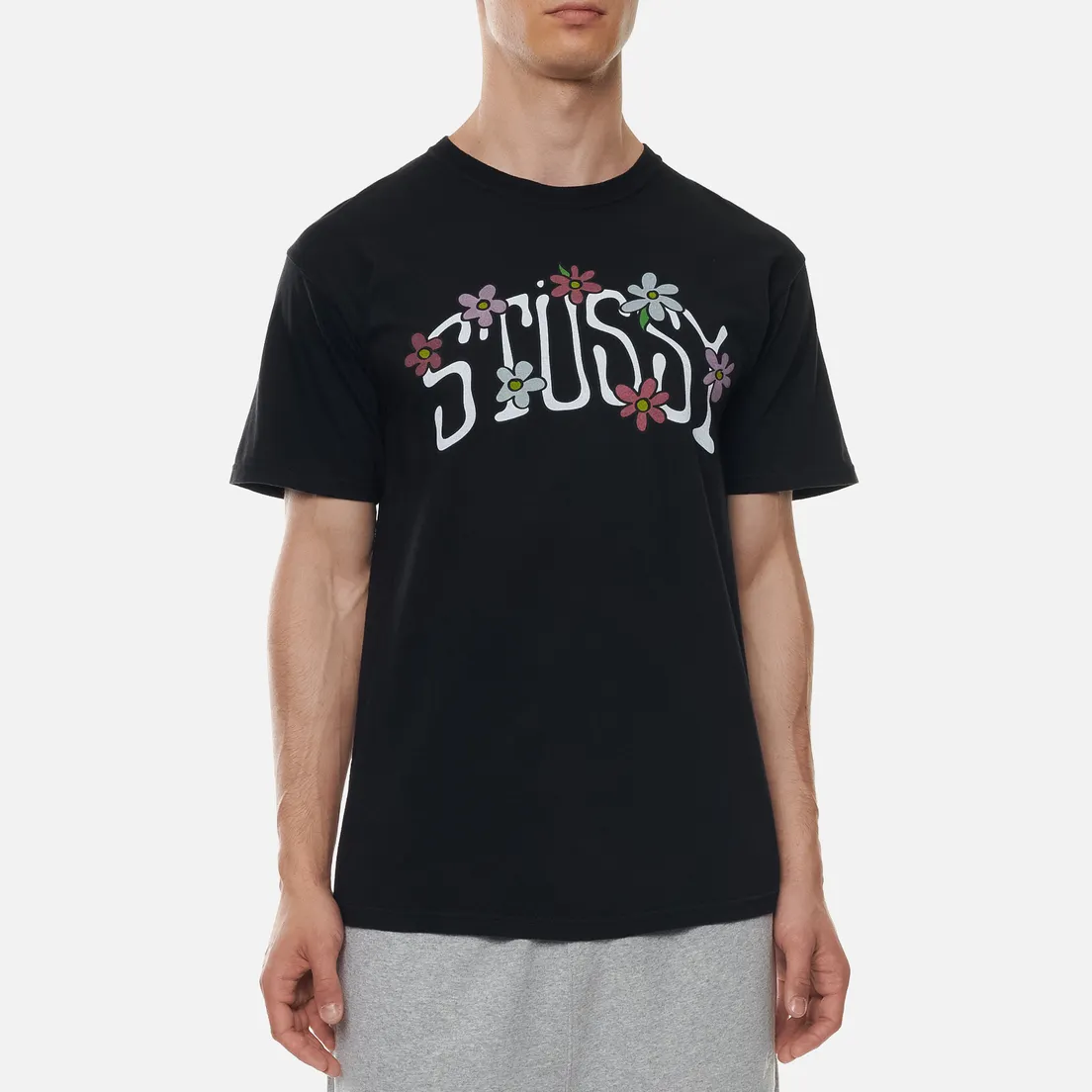Stussy Мужская футболка Flower Collegiate Pigment Dyed