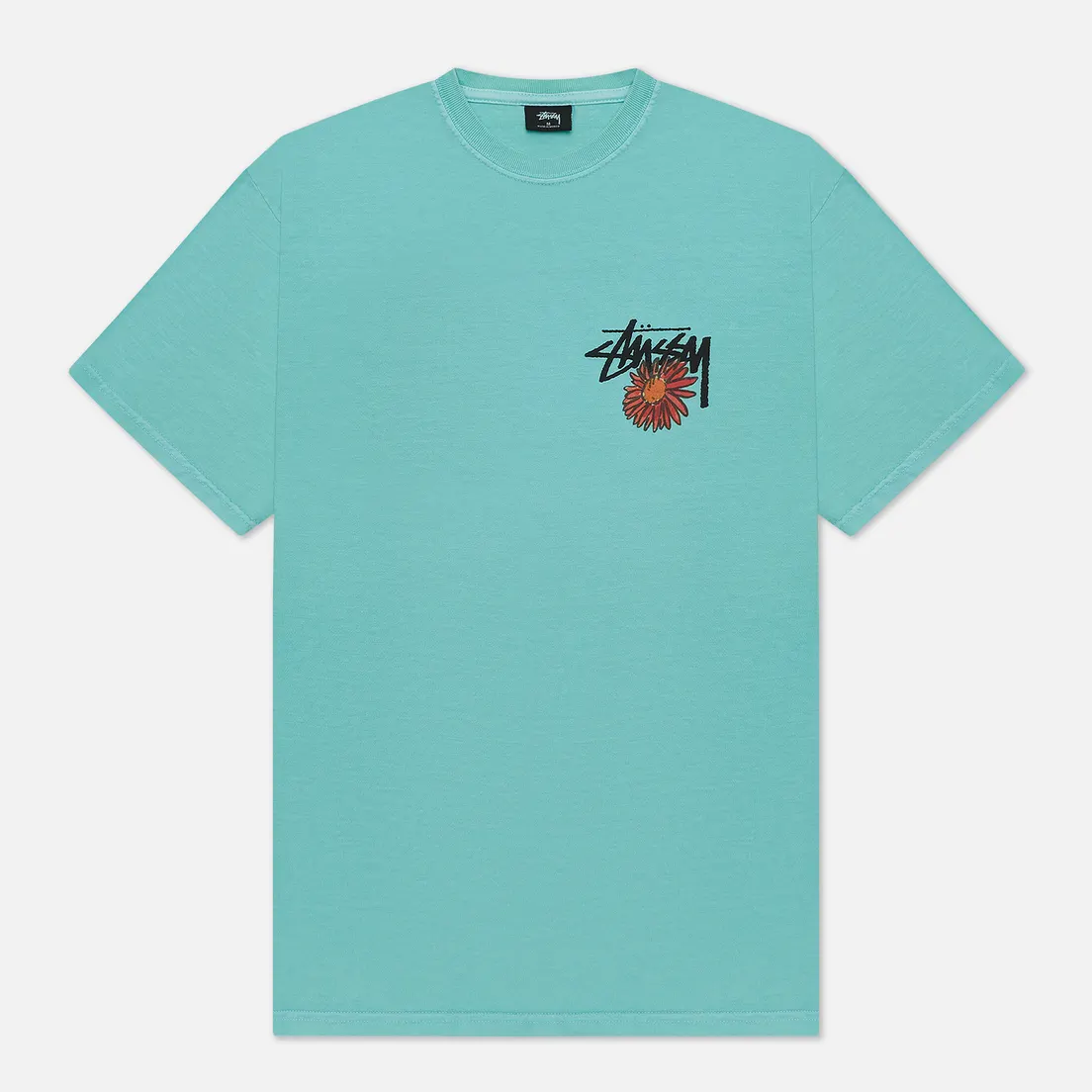 Stussy Мужская футболка Smokin Skull Pigment Dyed