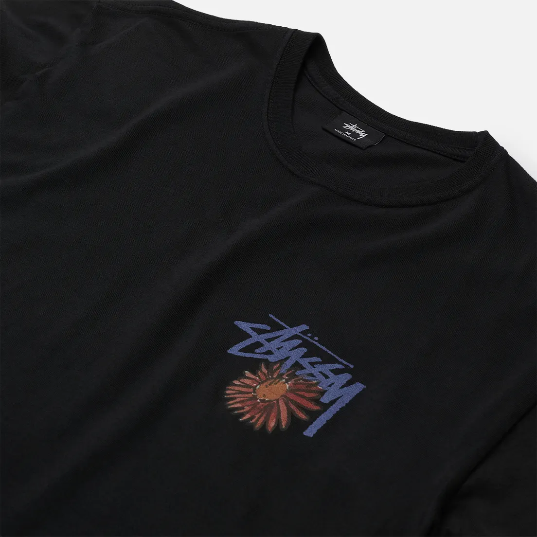 Stussy Мужская футболка Smokin Skull Pigment Dyed