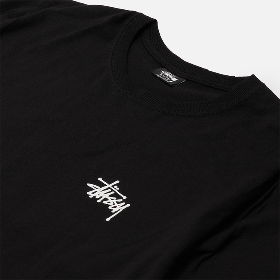 Мужская футболка Stussy SS Basic Stussy Black