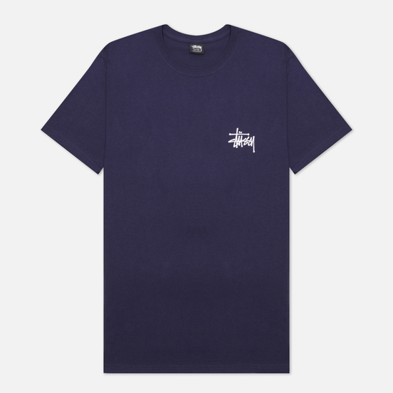 Мужская футболка Stussy SS Basic Stussy Navy