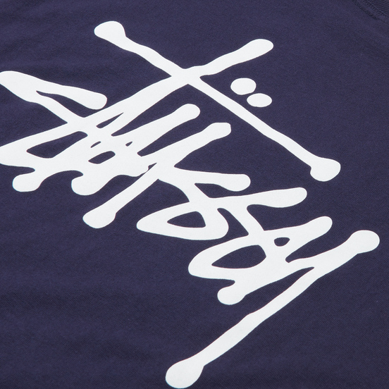 Мужская футболка Stussy SS Basic Stussy Navy