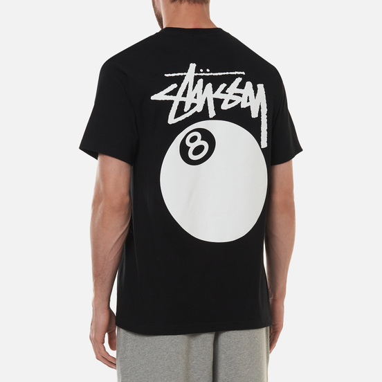 Мужская футболка Stussy 8 Ball Graphic Art Black