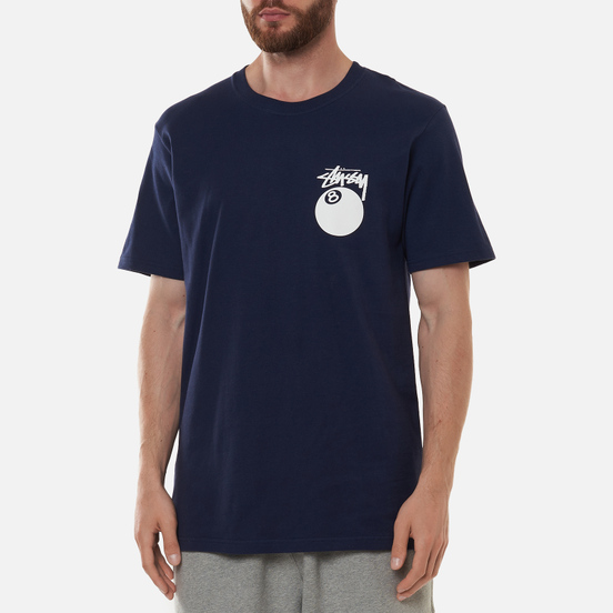 Мужская футболка Stussy 8 Ball Graphic Art Navy
