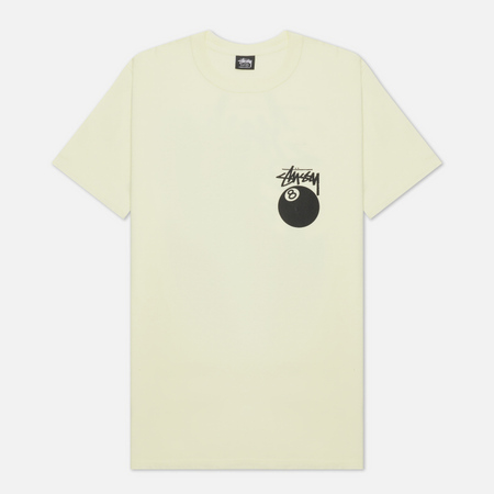 Мужская футболка Stussy 8 Ball Graphic Art, цвет жёлтый, размер M