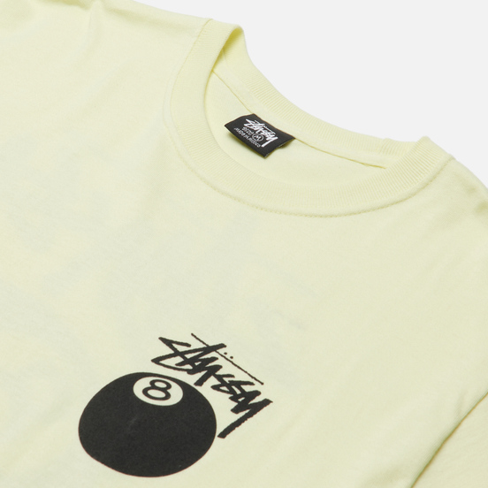 Мужская футболка Stussy 8 Ball Graphic Art Pale Yellow