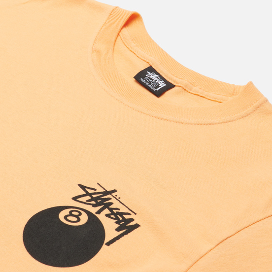 Мужская футболка Stussy 8 Ball Graphic Art Peach